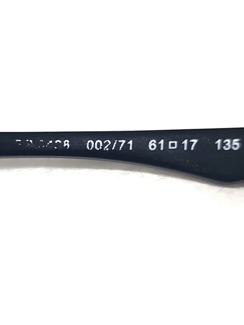 Ray Ban RB3498 002/71 Black Metal Sunglasses Frame 61-17 135